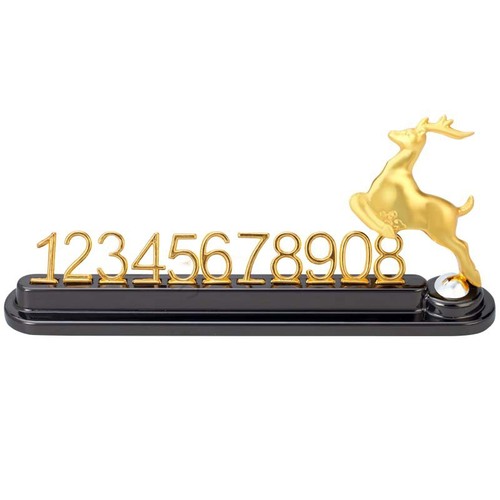 Source manufacturer creative temporary parking number plate, car moving phone plate, golden deer parking plate cartoon