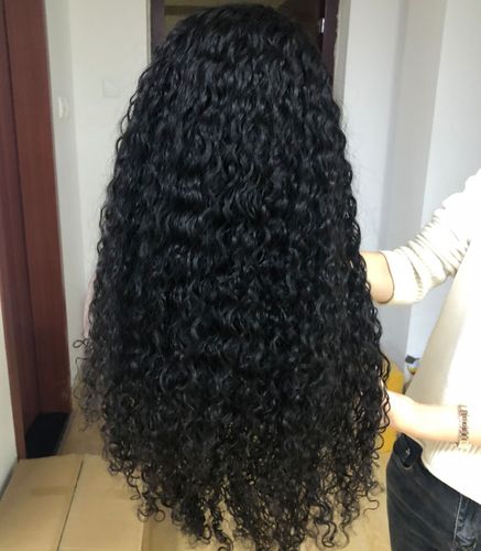 European and American wigs Amazon new product African small curly black middle-parted wigs for women with long curly hair chemical fiber hair sets wigs