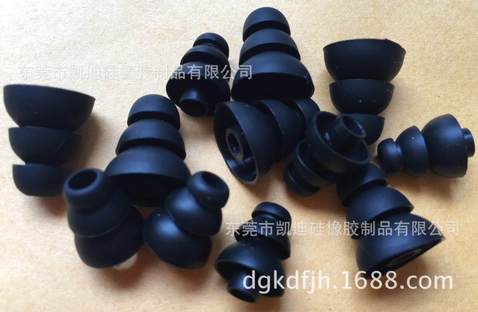 批发空气导管耳机耳塞头 助听器硅胶耳塞头 透明蘑菇头耳塞