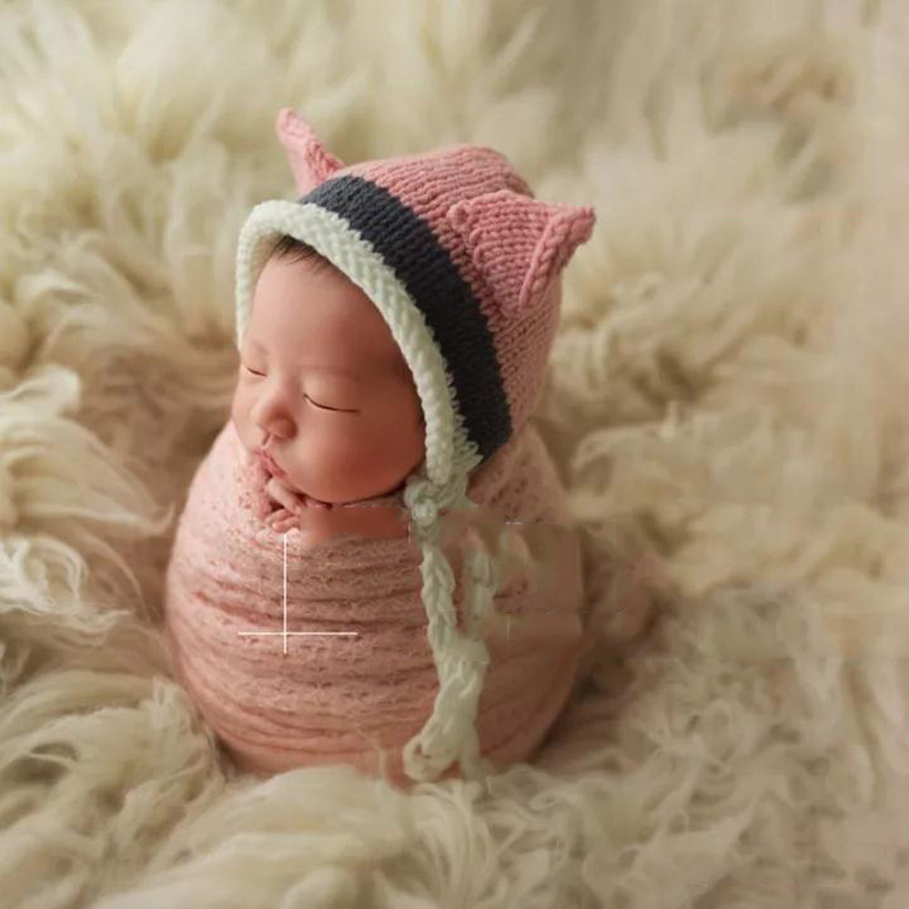 2021 new pattern Monsters modelling manual Wool cap photograph prop Newborn Photography Crochet Hat