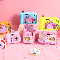 Children's cartoon camera toy stall kindergarten back-to-school gift creative educational simulation projector camera
