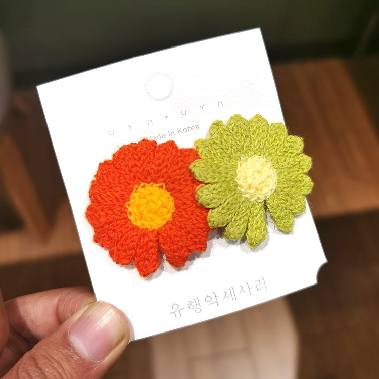 Süße Japanische Blume Haarnadel Süßes Mädchen Haarnadel Haarnadel Hinterkopf Netto-promi Seite Koreanischer Clip Kopfschmuck display picture 10