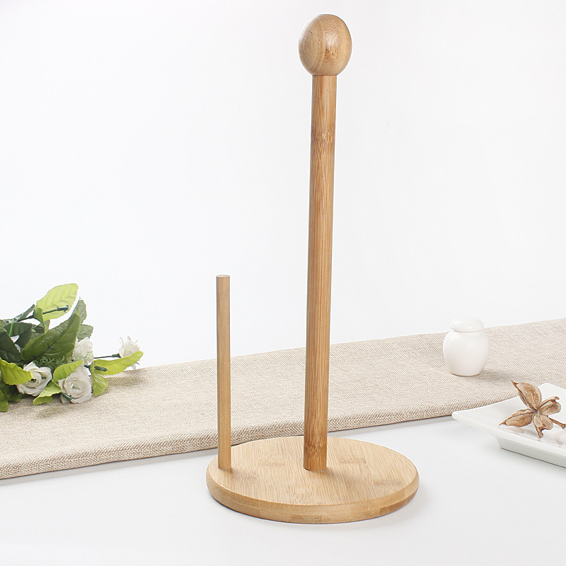 일본 zakka 식료품 주방 레스토랑 거실 대나무 티슈 홀더 대나무 롤 종이 홀더 뜨거운 판매 재고 도매