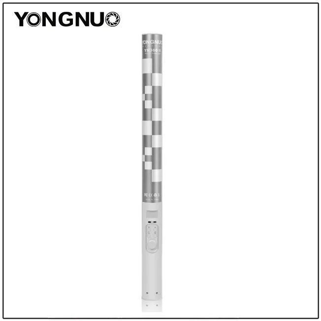 Второго поколения обновленная двухцветная RGB полная цветовая подсветка Yongnuo LED YN360II с держателем светодиодной трубкой уличного льдиноподобного светильника