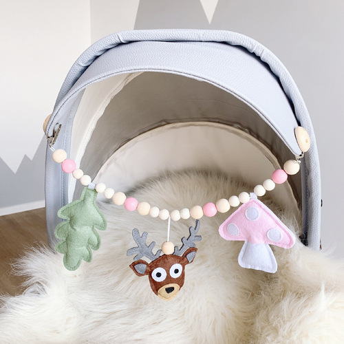 INS decorated Nordic style Amazon baby bracelet nipple clip nipple chain teething toy baby carriage clip bracelet