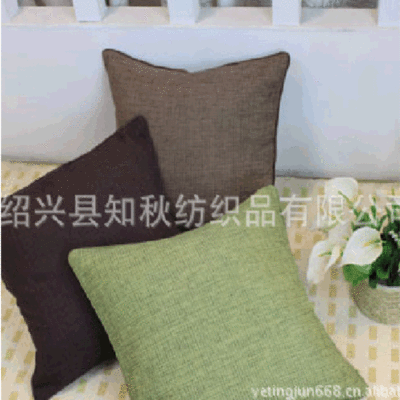 廠家直供特價定制陽離子滌綸麻布 現貨供應家居家紡麻布面料批發