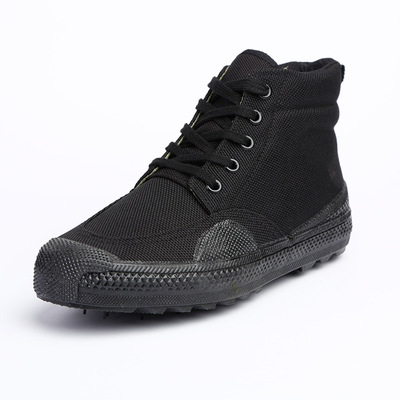 现货批发男女训练鞋 中帮训练鞋 黑色系带训练鞋|ru