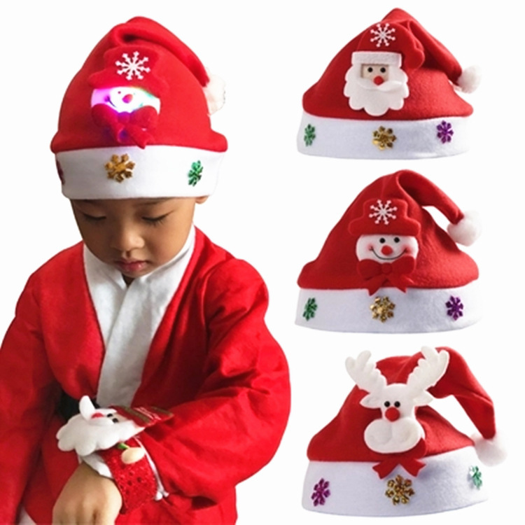 Cross -border Santa Hat Children Everbright Christmas Hat Cute Flash…
