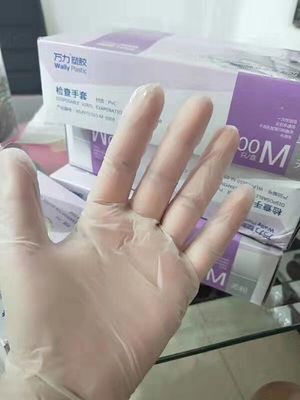 厂家直销一次性PVC手套餐饮食品加工家用清洁透明塑料防菌手套|ms