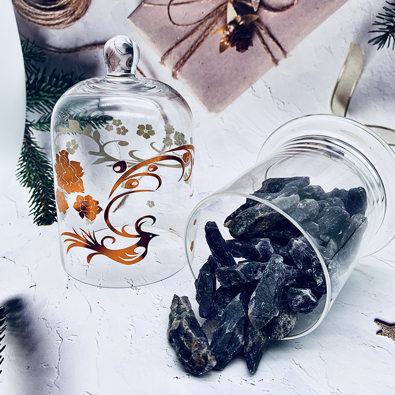 限量烫铜水晶座