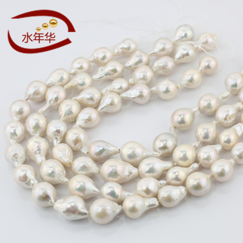 13-15mm AAA 异形有核珠半成品批发