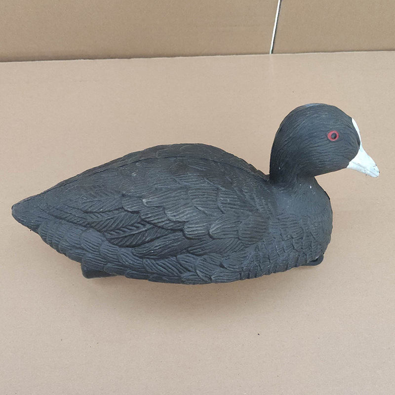 White-billed Black Duck Plastic Simulation Hunting Decoy Floating…