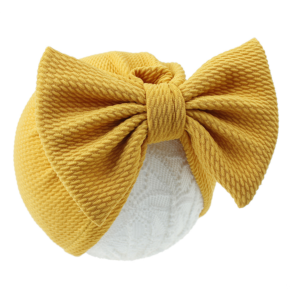 Big Bow Baby Hat 18 Colors New Baby Hat Wholesale display picture 10