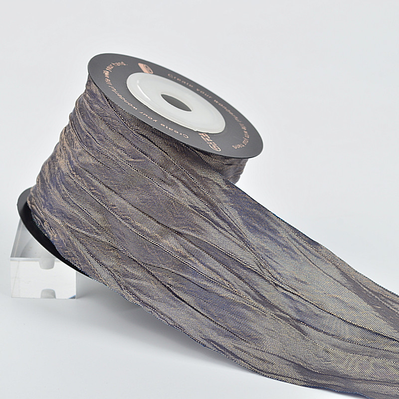 Impresión de la cinta arco regalo cuerda cinta plisada coreana accesorios de embalaje en stock al por mayor Corea del Sur cinta de poliéster