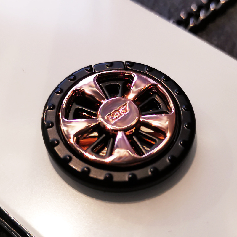 ローズゴールド-ブラックリング