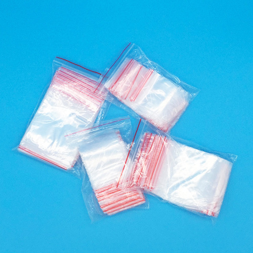 Factory direct sales pe transparent plastic ziplock bag clothing electronic food packaging bag pull bone clip chain seal bag