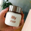 Cute small fresh handheld portable cup with glass