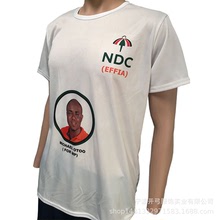 2020非洲活動大選全滌120g圓領T恤衫批發加納地方選舉投票促銷T恤