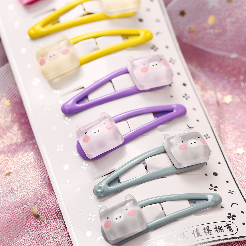 Fashion Bb Clip Card Broken Hair Bangs Clip Ladies Hairpin Headdress Princess Baby Hair Accessories Nihaojewelry Wholesale display picture 9