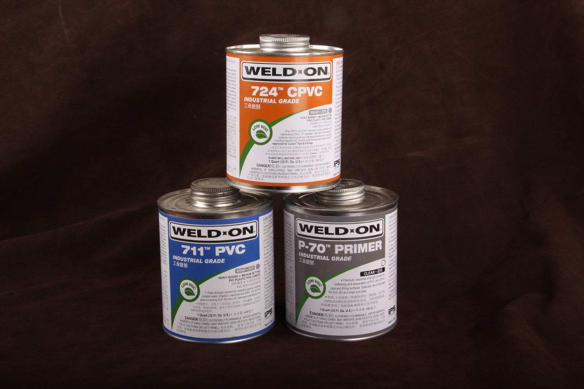 CPVC胶水UPVC胶水 P70清洗剂预胶剂724711