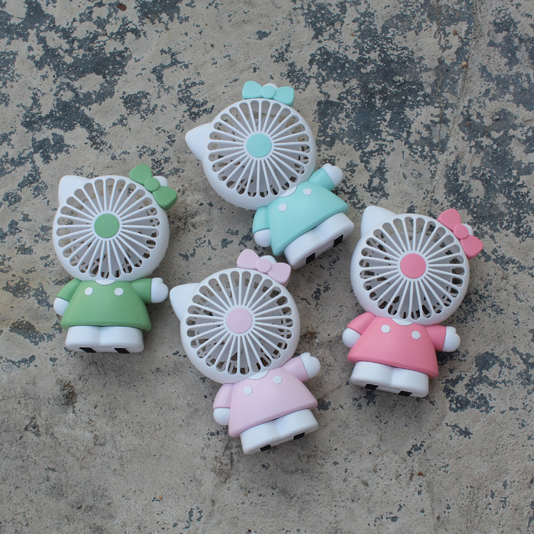 USB mini ventilador de escritorio recargable pequeño ventilador estudiante dormitorio Oficina ventilador portátil