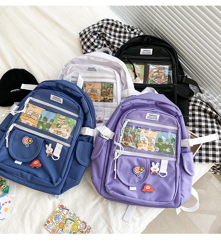 Cute Transparent Funny Soft Backpack display picture 37