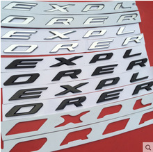 适用于福特探险者前引擎机盖车标专用车头字母EXPLORER车身贴标志