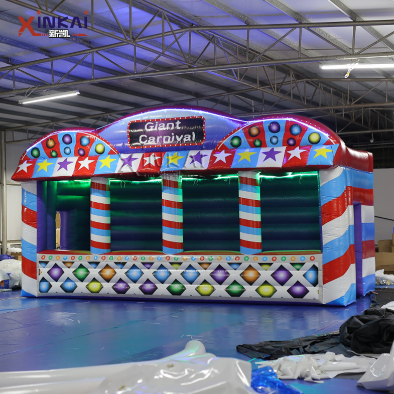 充气狂欢节帐篷 促销展台摊位帐篷 LED灯光展览派对帐篷 来图定制