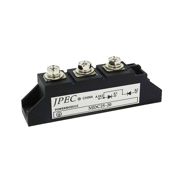 Диодный выпрямительный мостовой модуль руки MDC25-20 MDC25A2000V Shanghai Qiyi JPEC