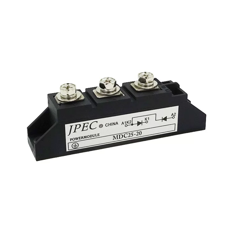 Диодный выпрямительный мостовой модуль руки MDC25-20 MDC25A2000V Shanghai Qiyi JPEC