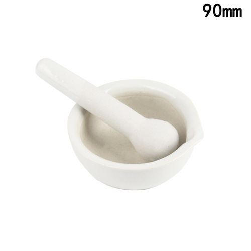 Porcelain mortar, mortar, grinding medicine jar and bowl set with rod, middle and high school chemistry experimental equipment