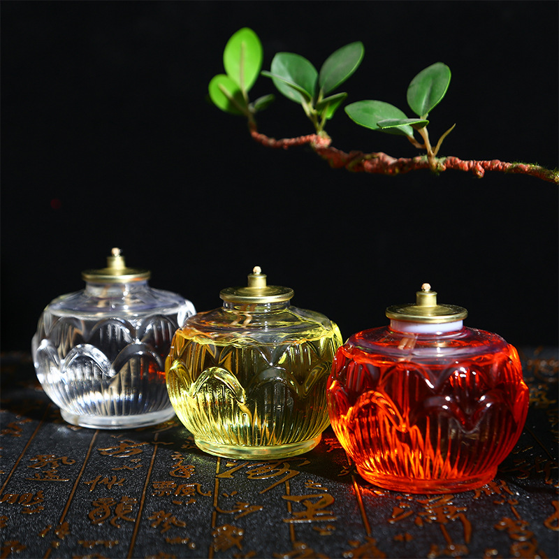 Buddhism Supplies household make offerings to Buddha Lotus Lamp Fair Lamp supply Clifford lights Manufactor wholesale liquid Butter lamp