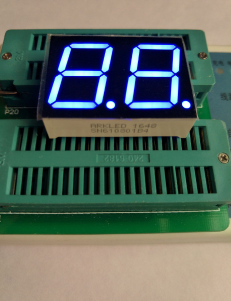 ARK 方舟0.8英寸两位静态超高亮蓝色共阳数码管 ARK SN610801B