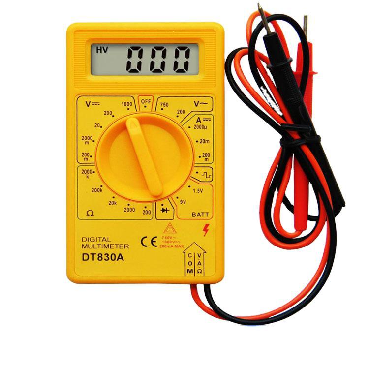万用表 DT830A  内置测试表笔 电池测试 昊宇电子