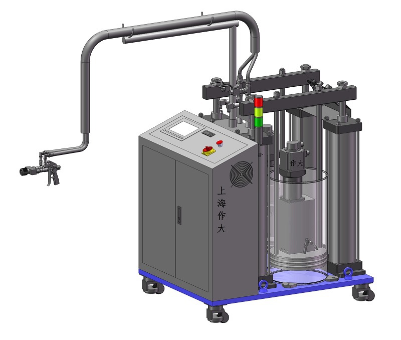 1雙組份打膠涂膠機(jī)（電子G配比器立柱式）