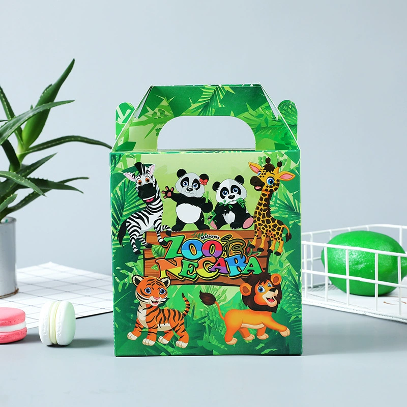 Портативный цвет коробка Рождественский подарок игрушка упаковка коробка Рисунок образец настройки логотип для печати