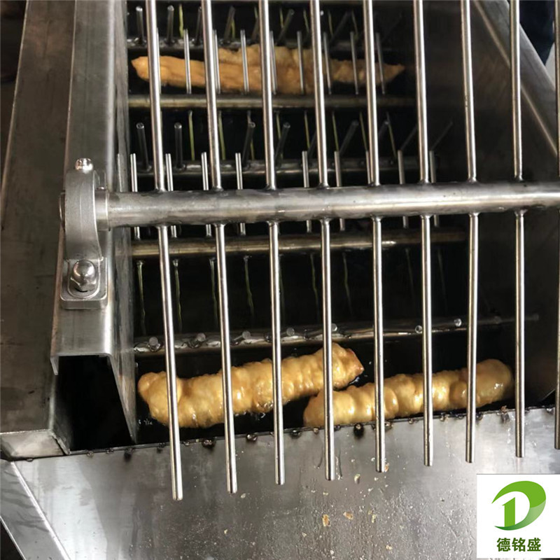 自动化油条机器厂家 波轮式油条油炸机 德铭盛电加热炸油条机