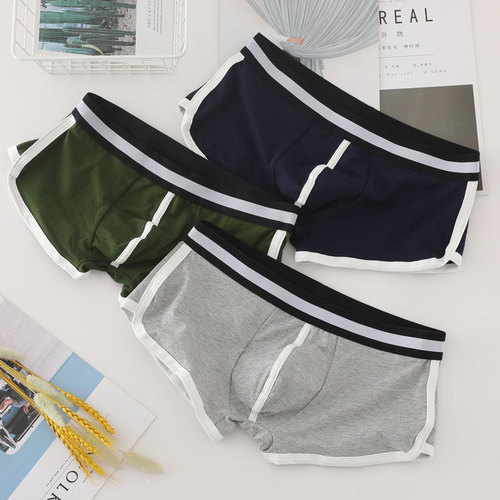 Men's underwear, sports boxer briefs, Arrow pants, cotton adult style, sexy, Korean style boxer shorts, drop shipping