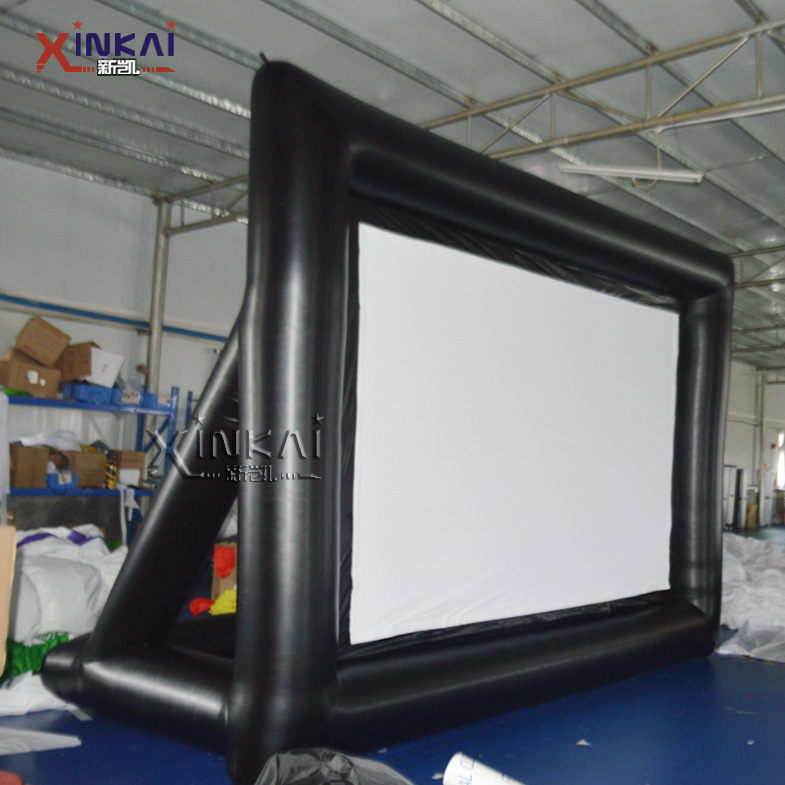 工厂定制充气投影屏幕 户外大型闭气电影屏幕 可移动广告投影墙