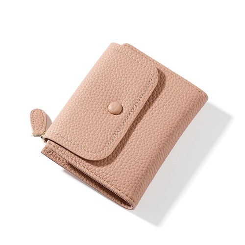 Cross-border new zipper coin purse for women, creative multi-functional card holder, fashionable stone pattern women's short wallet