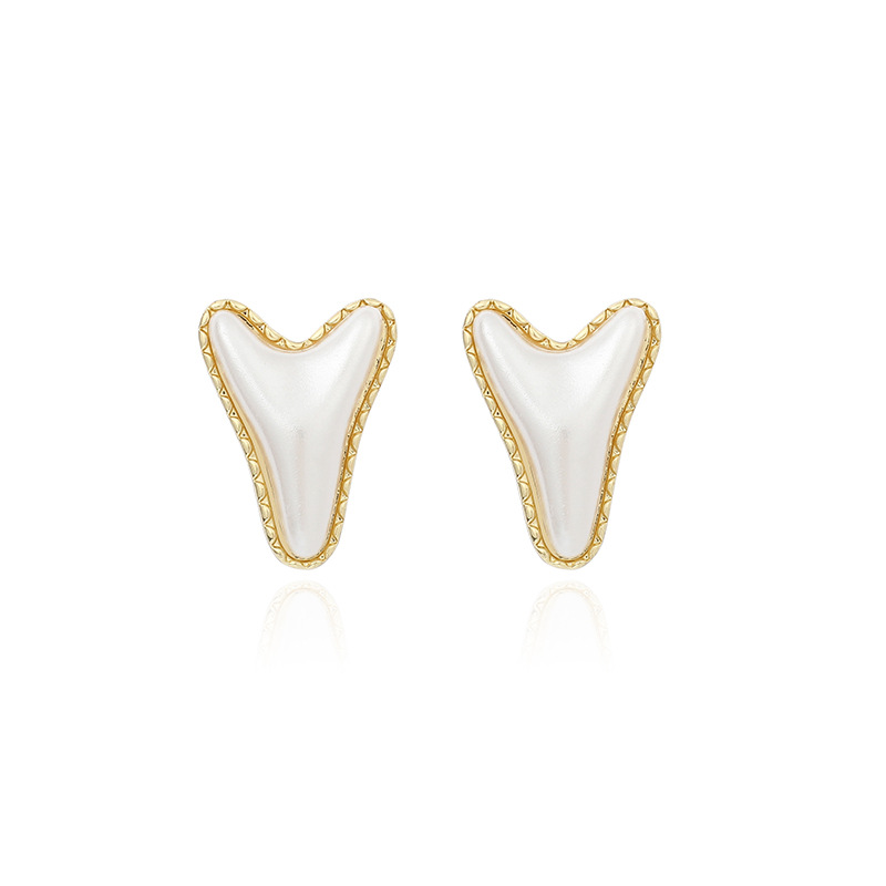 10g Weight Earrings Classification Wedding, Travel Occasion Women'S Gender Gold Color Original Simple Geometric Irregular Letter Y-shaped Earrings Retro Earrings Wholesale Nihaojewelry 7