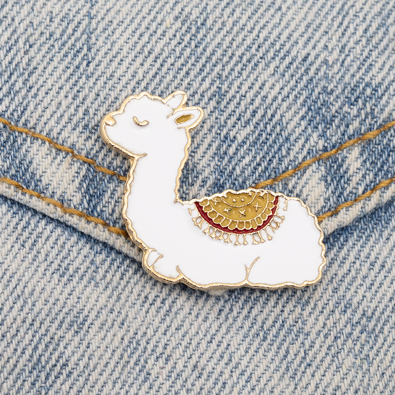 New Fashion Alpaca Alloy Drip Brooch display picture 2