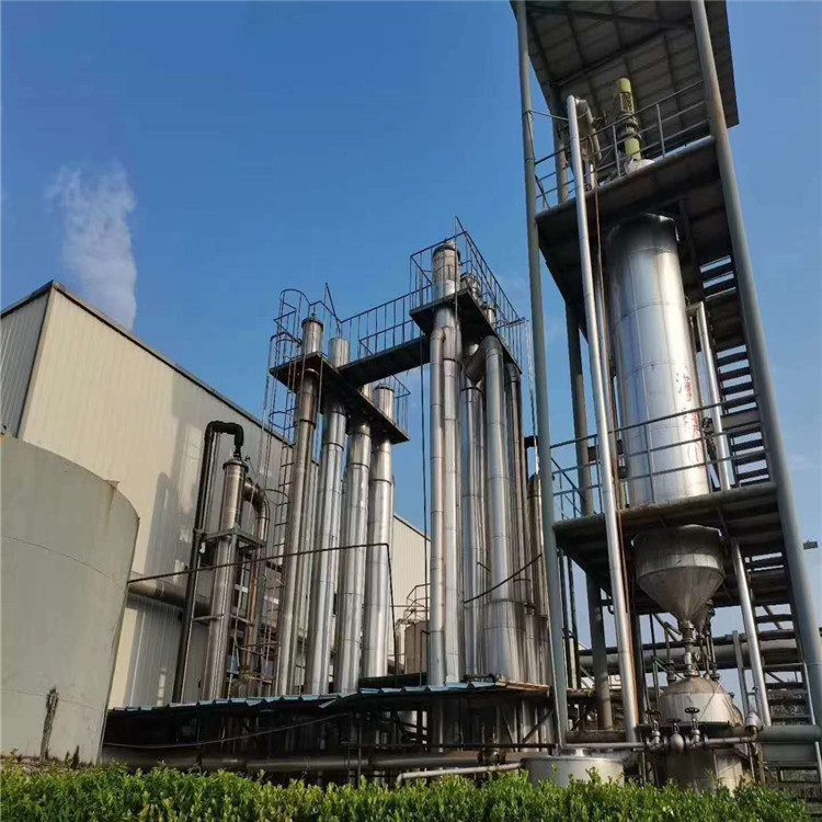 供应二手三效降膜蒸发器 55吨不锈钢双效蒸发器 器