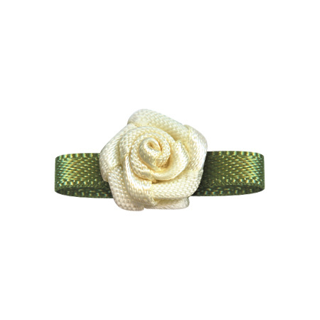 Yao Ming flor decoración hecha a mano cinta flor palabra hoja 2 puntos Rosa DIY material ropa horquilla decoración cinta flor