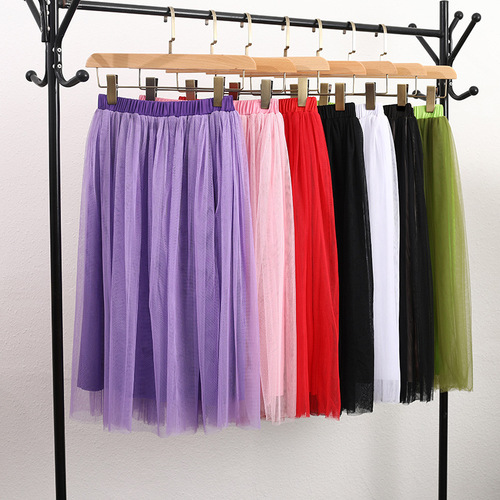 Summer and Autumn Middle-Aged and Elderly Dance Dancewear Dress Sets Square Dance Clothing New Set Short Sleeve Medium Length Net Skirt Set