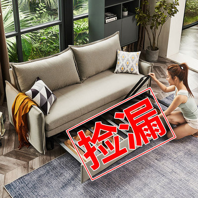 Dual-purpose sofa bed Economic type fold multi-function Single Double Rental Storage a living room Small apartment sofa