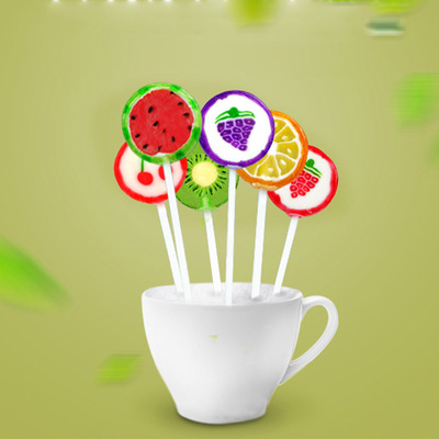 雅太水果味切片棒棒糖6g抖音兒童零食網紅糖果廠家代批發
