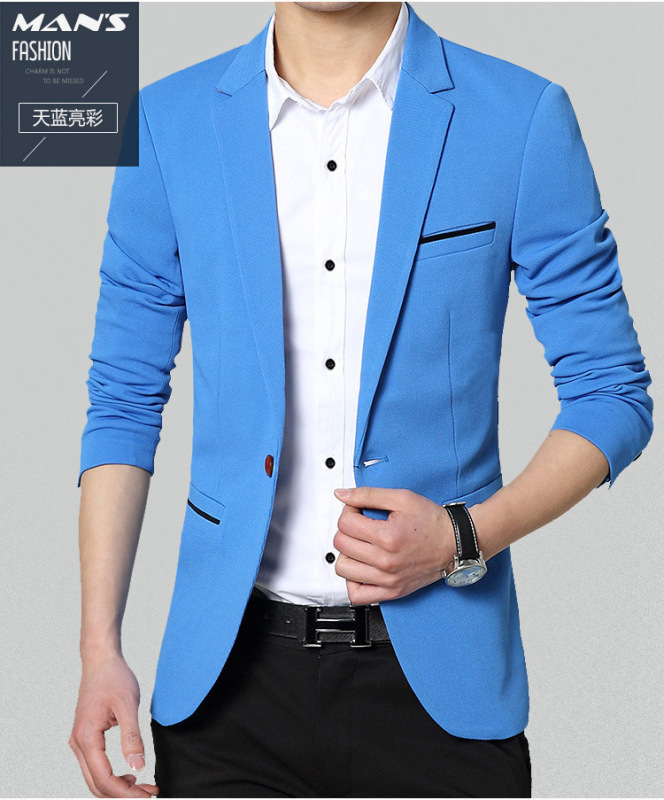 New Spring and Autumn Men's Suit Korean Youth Slim-fit Jacket Small Suit Casual Suit Men's H156