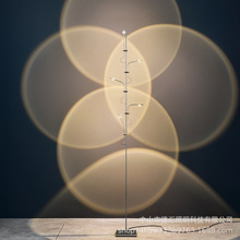北欧极简创意LED光影落地灯意大利设计师个性艺术背景墙投影灯