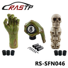 Cross-Border Car Modification Parts Carbon Pattern Gear Shift Knob Round Carbon Fiber Shift Knob Shift Handle Cabin